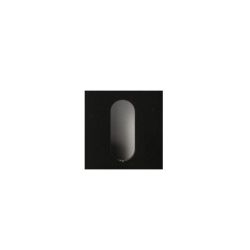 Sleutelrozet Shuffle minimal 2mm vierkant - zwart