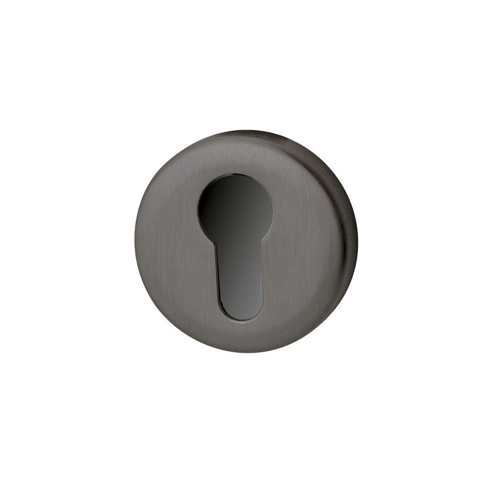 Artax cilinderrozetten - PVD gun metal
