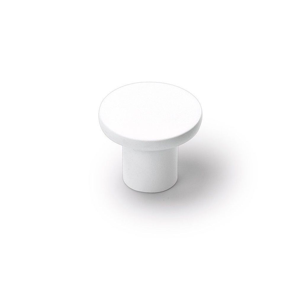 Meubelknop Disc 28mm - wit
