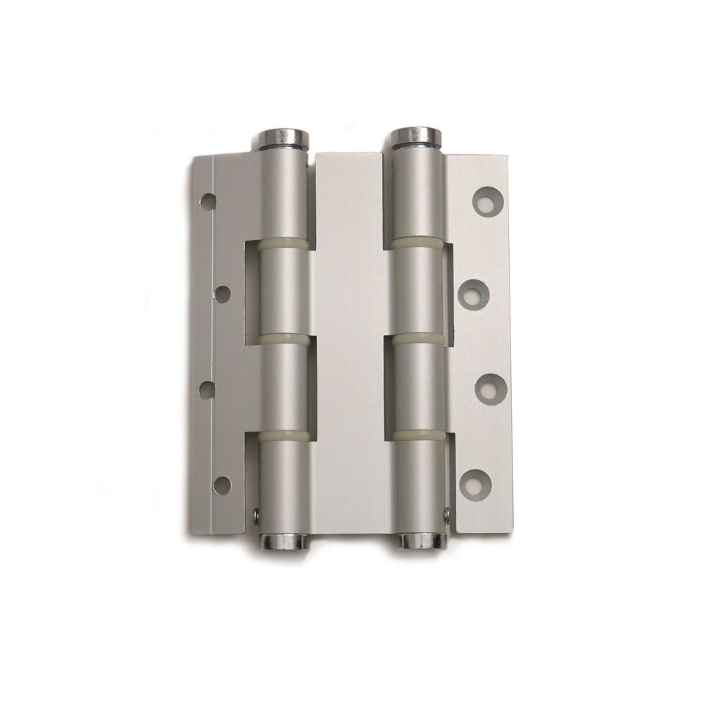 Deurveerscharnier dubbelwerkend 120/30mm - zilvergrijs