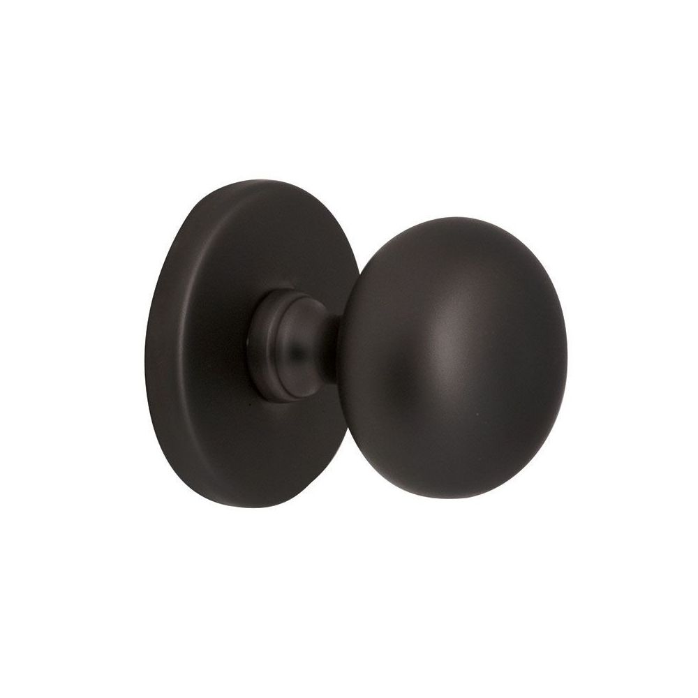 Voordeurknop IRIS 56mm - puurzwart
