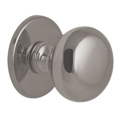 Voordeurknop IRIS 56mm - PVD glans nikkel