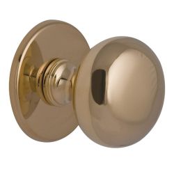 Voordeurknop IRIS 56mm - messing ongelakt