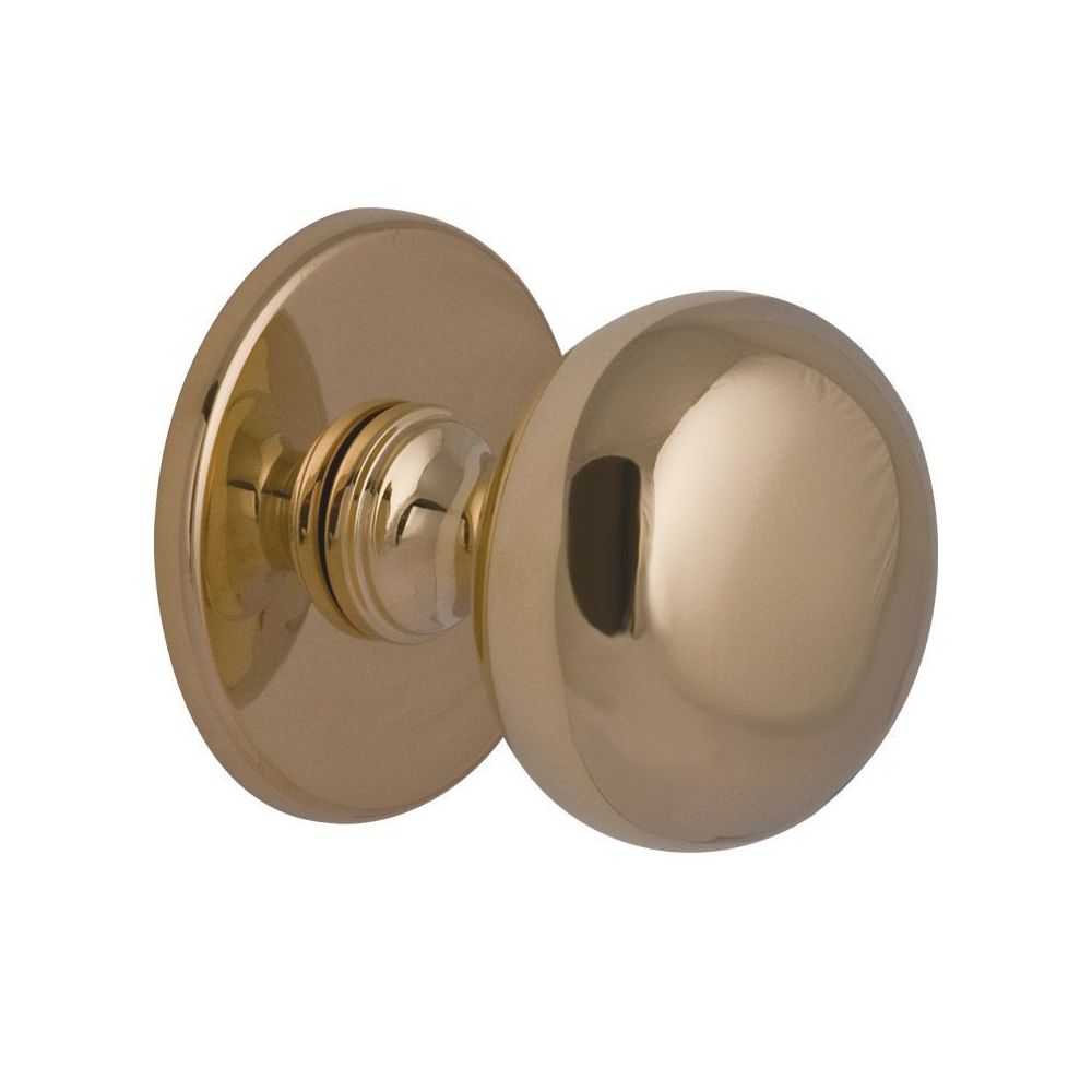 Voordeurknop IRIS 56mm - messing ongelakt