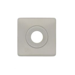 Intersteel Rozet vierkant 2-weg veerconstructie met 7mm nokken 50x50x8mm staal - RVS