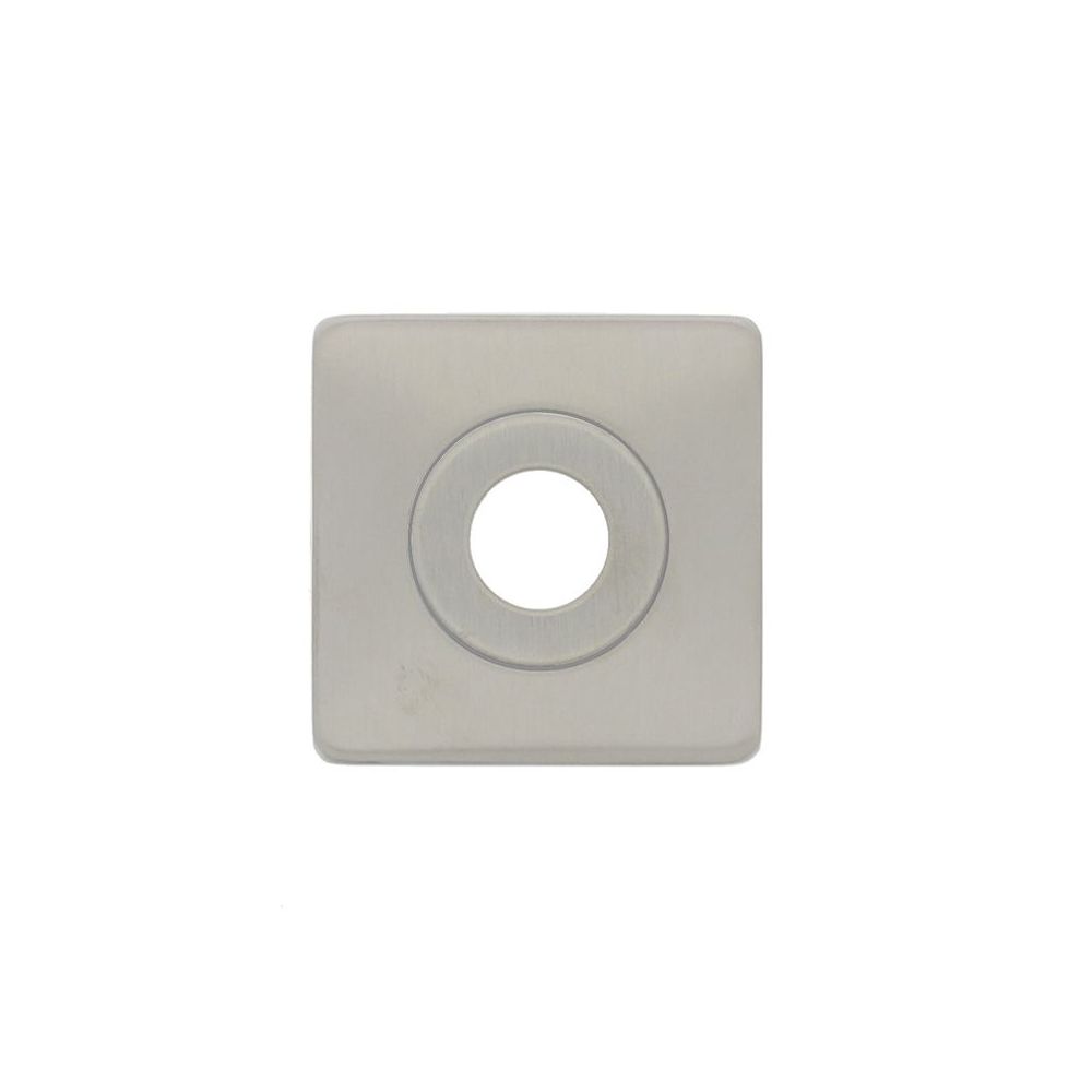 Intersteel Rozet vierkant 2-weg veerconstructie met 7mm nokken 50x50x8mm staal - RVS