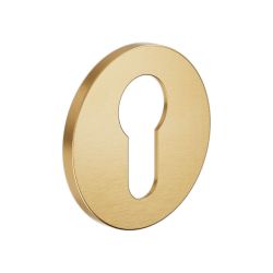 Fine cilinderrozetten - PVD warm goud