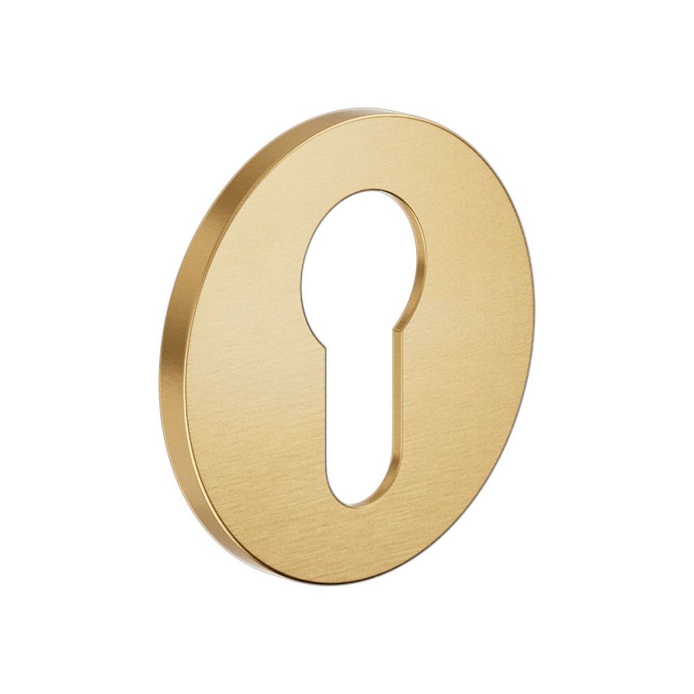 Fine cilinderrozetten - PVD warm goud