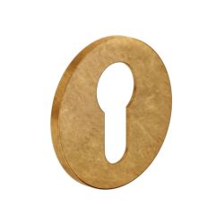 Fine cilinderrozetten - messing getrommeld