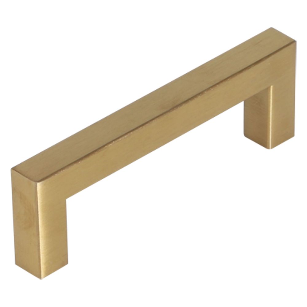 Meubelgreep vierkant 12x12x96 mm - mat goud