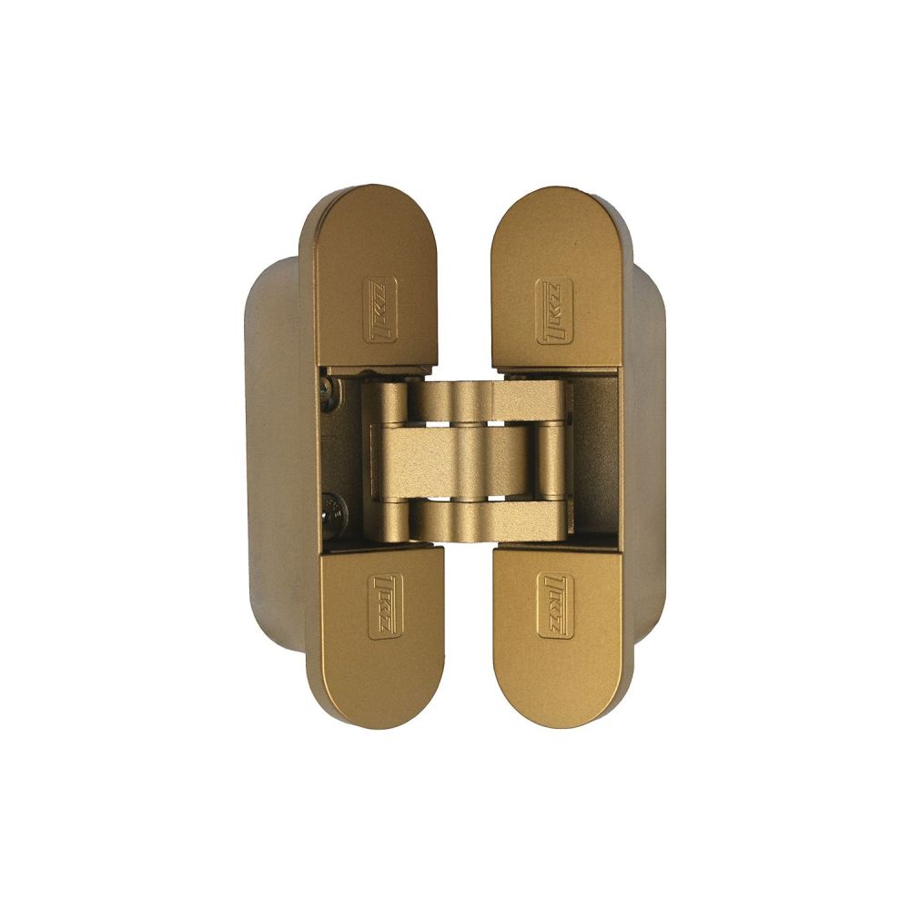Onzichtbaar scharnier 3D verstelbaar 111x29 mm – brons