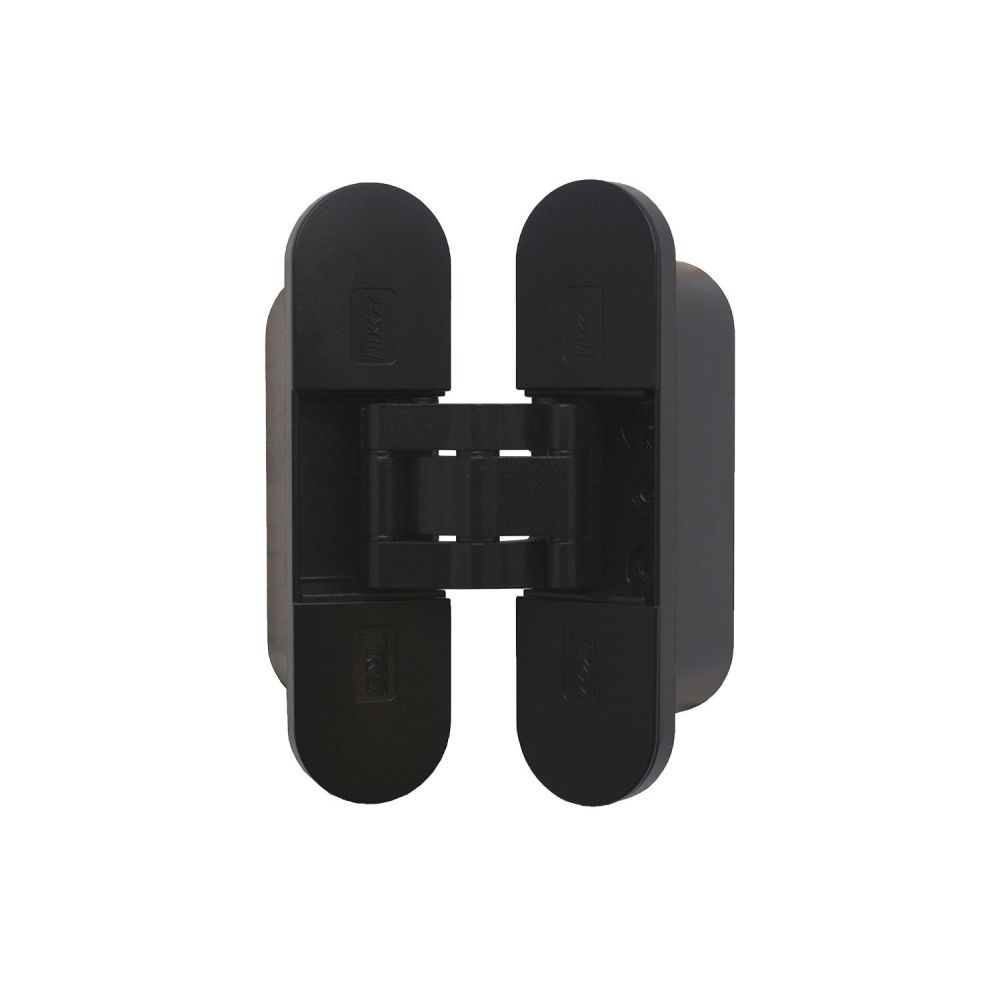 Onzichtbaar scharnier 3D verstelbaar 111x29 mm – mat zwart