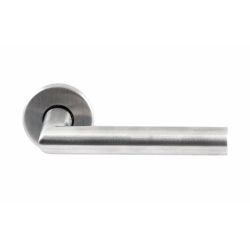 Deurkruk Toledo op rond rozet 4mm dun - RVS