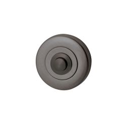 Beldrukker Artax rond - PVD gun metal