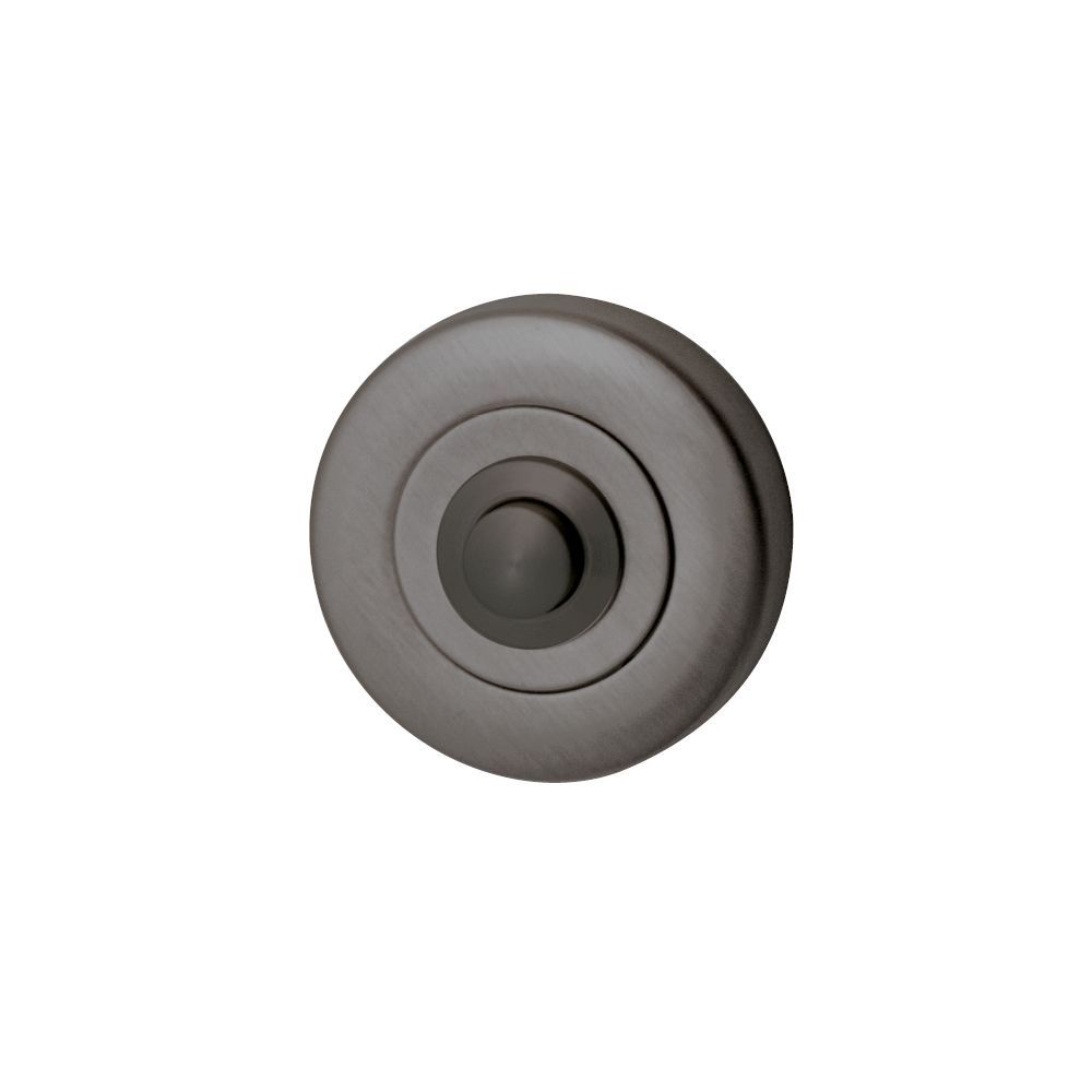 Beldrukker Artax rond - PVD gun metal