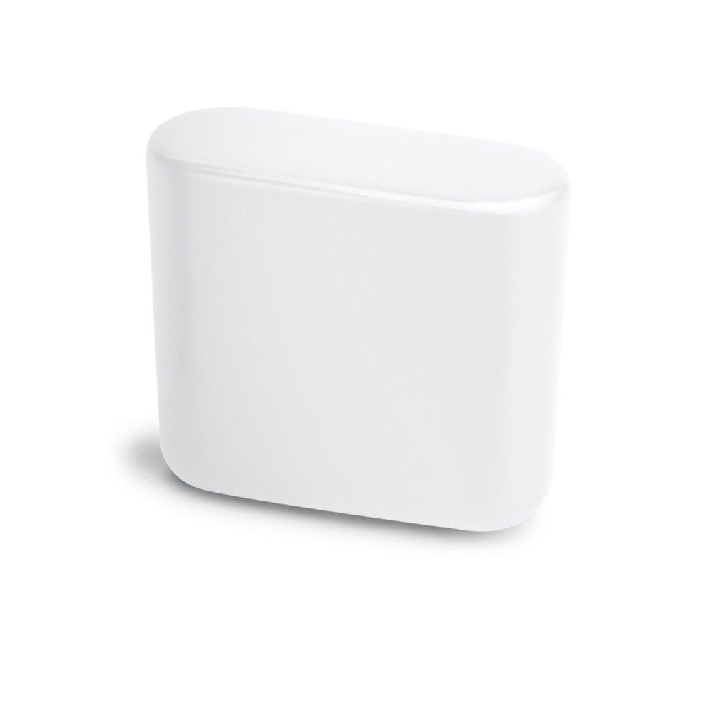 Meubelknop mini 34x14mm - wit