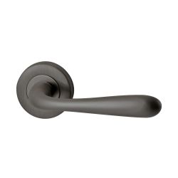 Deurkruk Baia op rozet - PVD gunmetal
