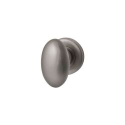 Knopkruk Ovo op rond rozet - PVD Inox