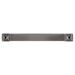 Meubelgreep vierkant 12x12x96 mm - gun metal