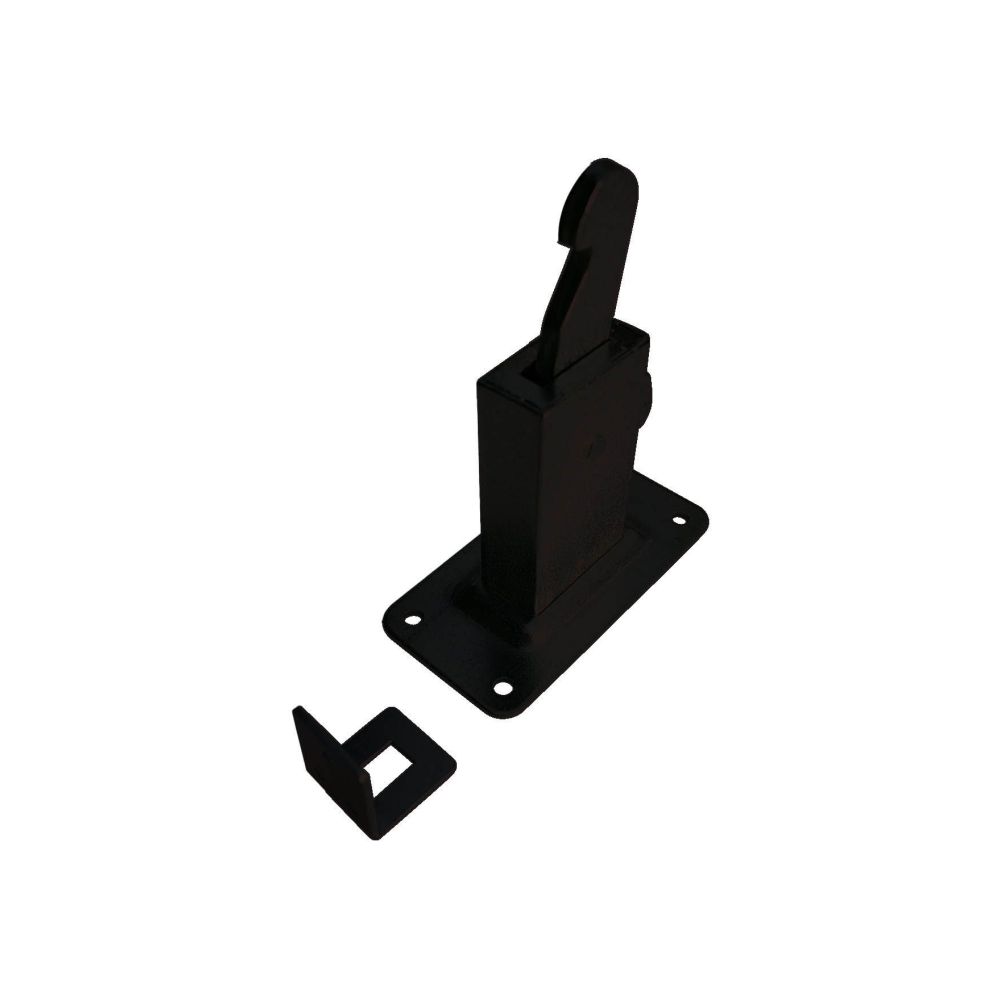 Deurvastzetter HD wandmodel - zwart
