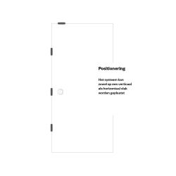 DND Dynamic magnetische deursluiter - zwart