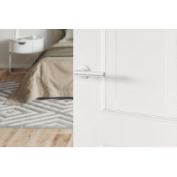 AXA Curve klik deurkruk Milan op rozet - aluminium