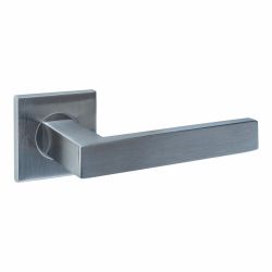 Intersteel deurkruk Q 05 op rozet verdekt 53x53x6mm -  RVS