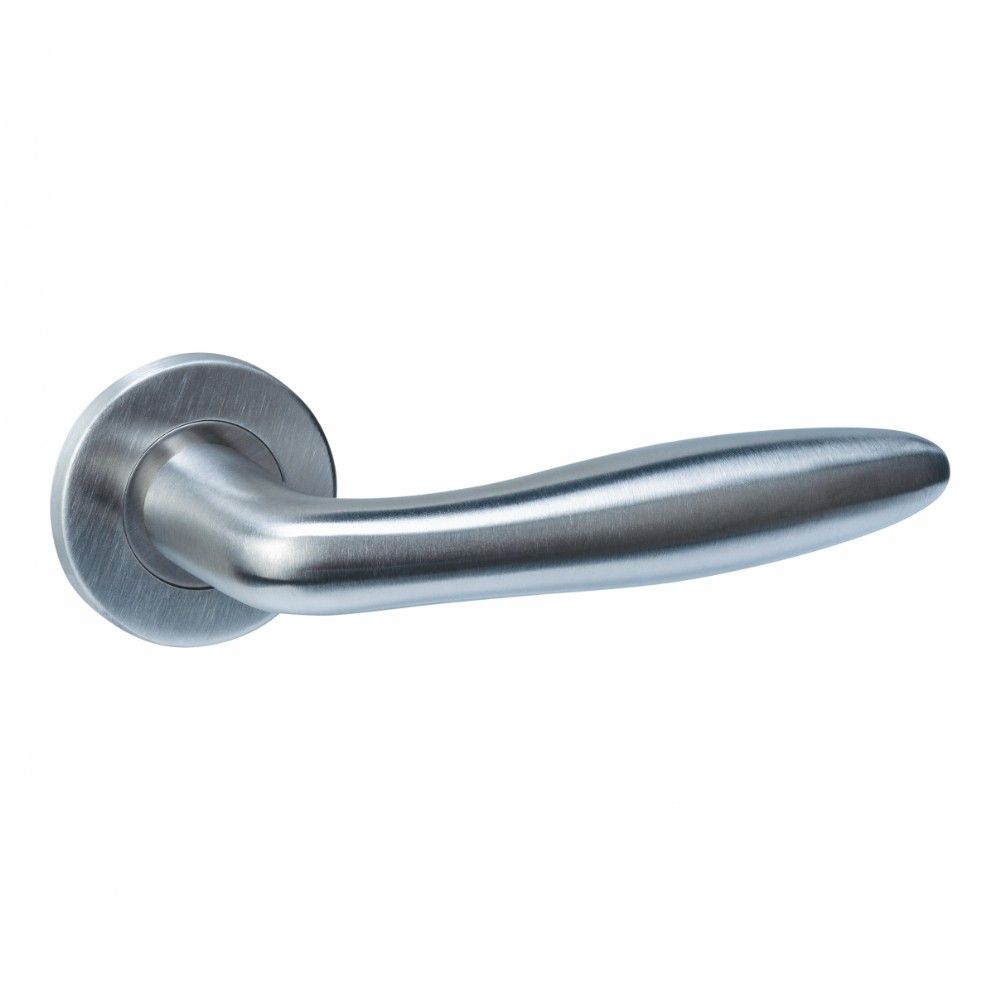 Intersteel deurkruk Q 03 op rozet verdekt ø52x6mm -  RVS