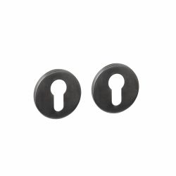 Intersteel cilinderrozetten verdekt ø52x6mm -  PVD antraciet