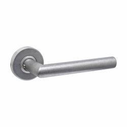 Intersteel deurkruk Jura op rozet verdekt ø53x10mm - PVD RVS getrommeld