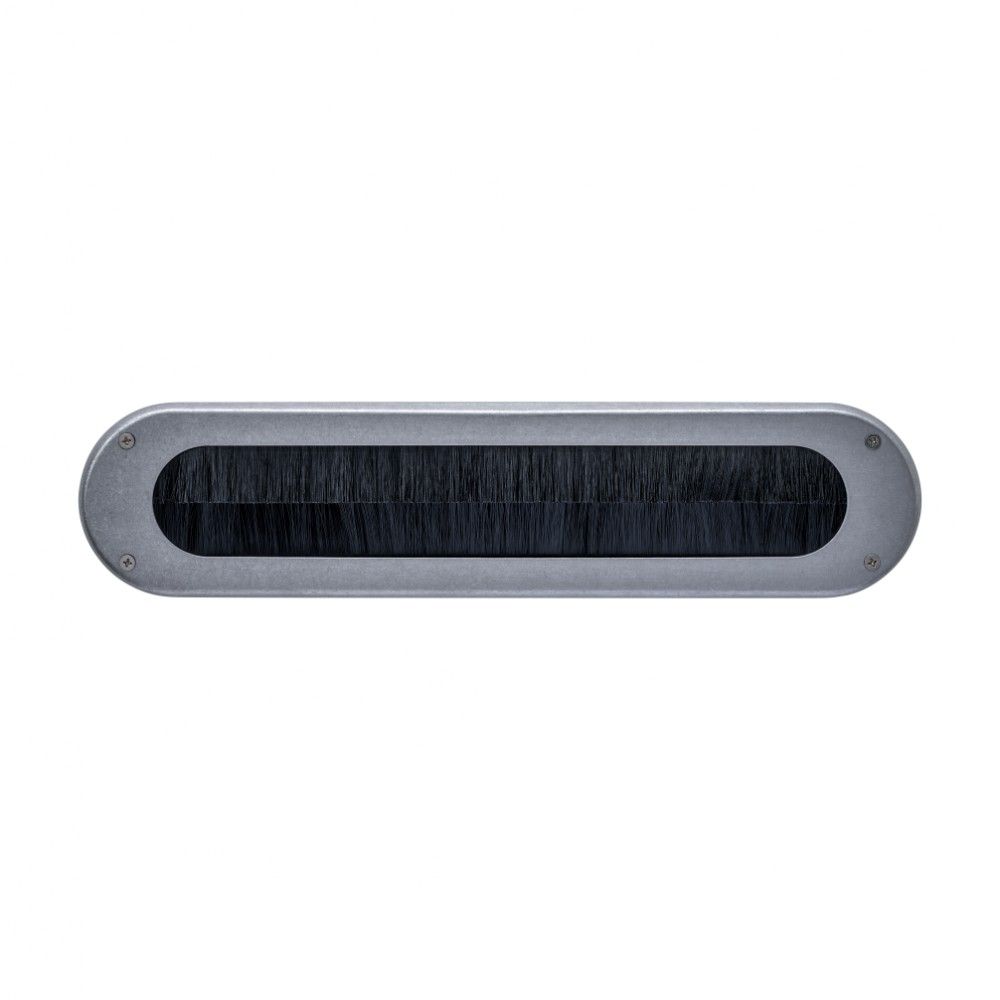 Intersteel Tochtwering ovaal 340x80mm - PVD RVS getrommeld