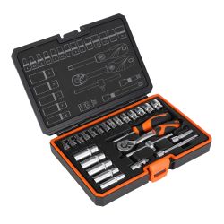 Kendo 25-delige 1/4" dopsleutelset
