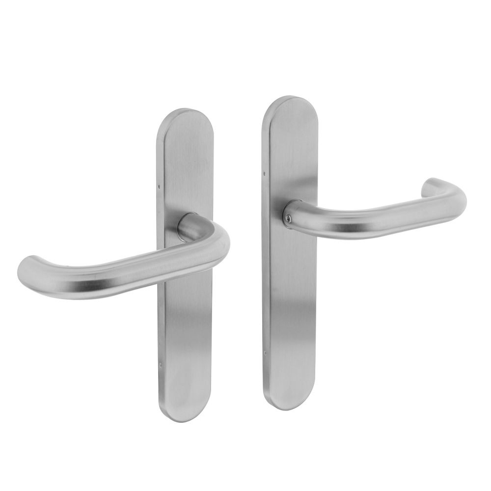 Intersteel Deurkruk Rond op blind schild - RVS