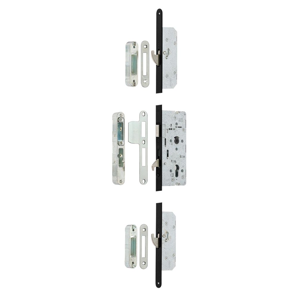 AXA Solid C veiligheids meerpuntssluiting cilinderbediend SKG*** 1700×24mm - staal zwart