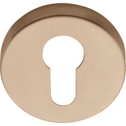 Cilinderplaatje BASICS LBY50 - PVD licht brons