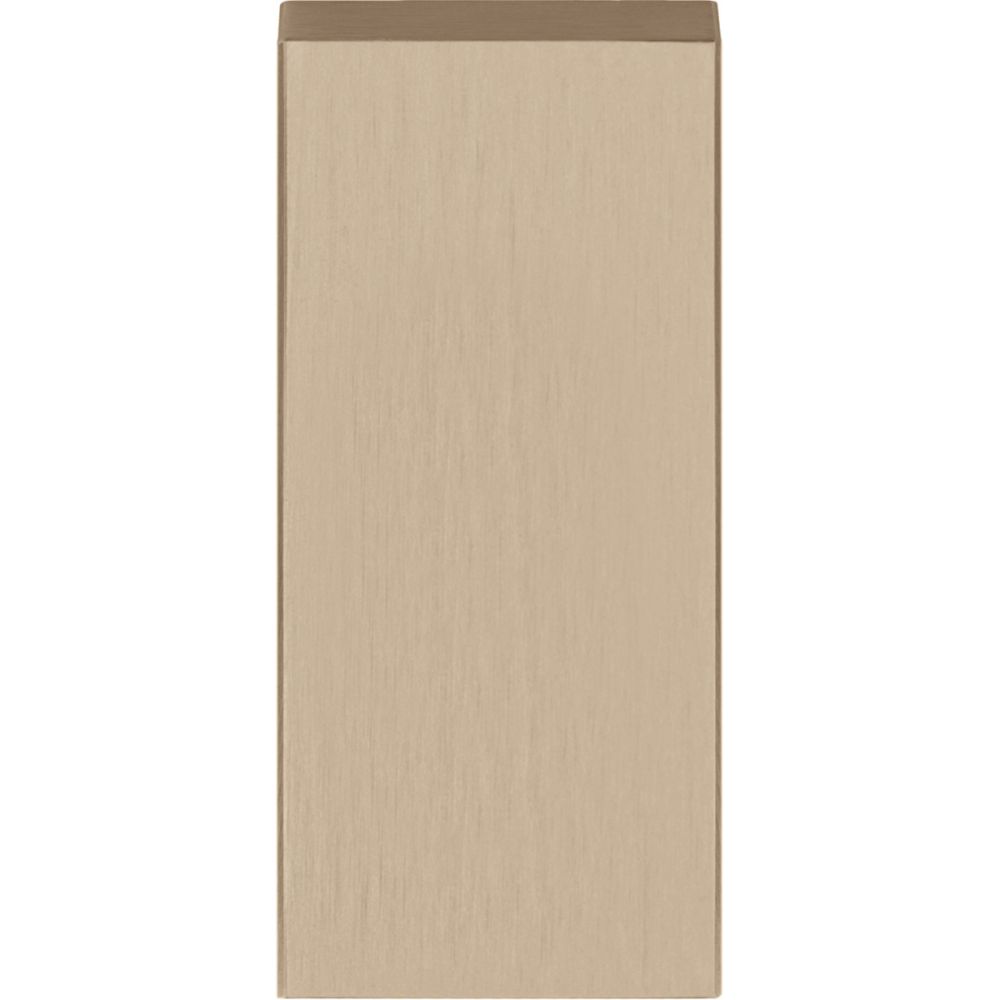 Blind plaatje SQUARE LSQB32 rechthoekig - PVD licht brons