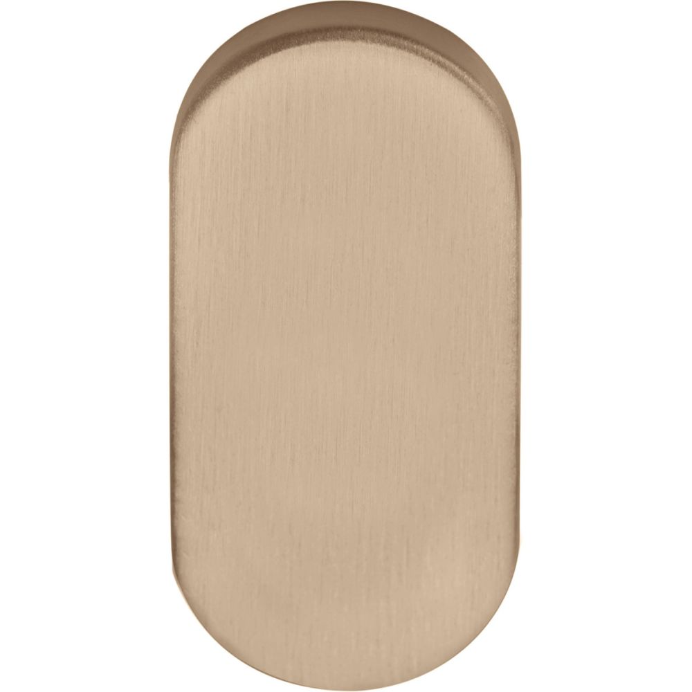 Blind plaatje BASICS LBB32 ovaal - PVD licht brons