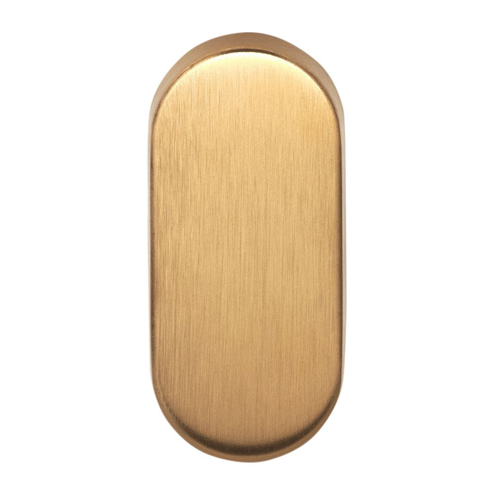 Blind plaatje BASICS LBB32 ovaal - PVD mat goud