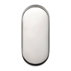 Blind plaatje BASICS LBB32 ovaal - gepolijst RVS