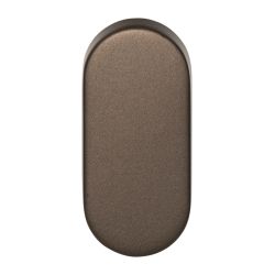 Blind plaatje BASICS LBB32 ovaal - brons