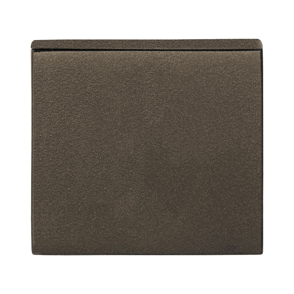Blind plaatje BASICS BSQB53 vierkant - brons