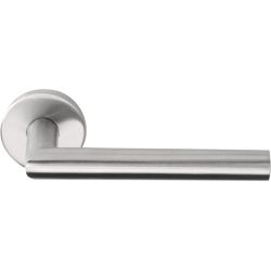 Deurkruk BASICS LB2-19 EN1906/3 geveerd op rozet - PVD mat RVS