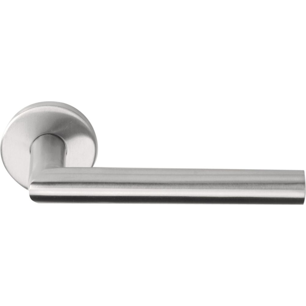 Deurkruk BASICS LB2-19 EN1906/3 geveerd op rozet - PVD mat RVS