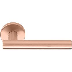 Deurkruk BASICS LB7-19 EN1906/3 geveerd op rozet - PVD mat brons