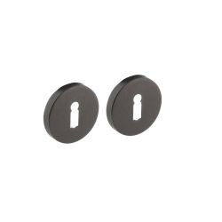 Intersteel Rozet met sleutelgat ø53x8mm - antraciet