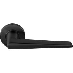 Deurkruk BASICS LB21H geveerd op rozet - PVD gunmetal