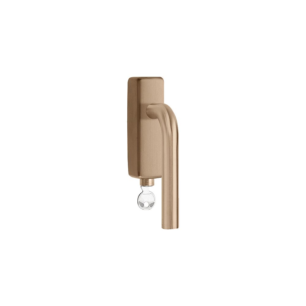 Draaikiepgarnituur BASICS LB3-DKLOCK-O afsluitbaar - PVD licht brons