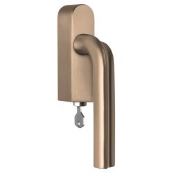 Draaikiepgarnituur David Rockwell ECLIPSE DR100-DKLOCK-O afsluitbaar rechtsdraaiend - PVD licht brons