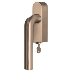 Draaikiepgarnituur David Rockwell ECLIPSE DR100-DKLOCK-O afsluitbaar linksdraaiend - PVD licht brons
