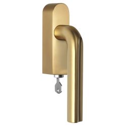 Draaikiepgarnituur David Rockwell ECLIPSE DR101-DKLOCK-O afsluitbaar rechtsdraaiend - PVD mat goud